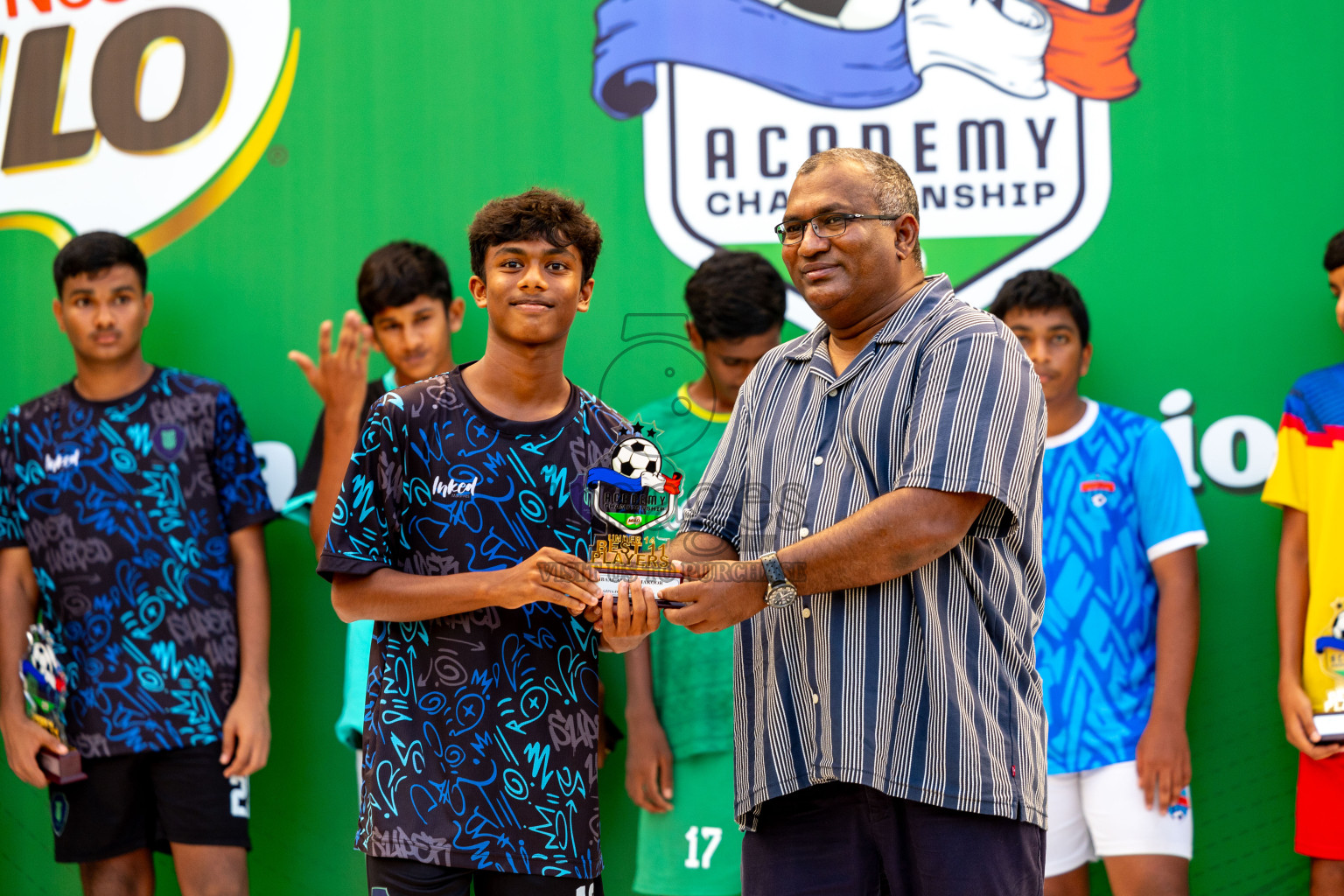 Day 4 of MILO Academy Championship 2024 (U-14) was held in Henveyru Stadium, Male', Maldives on Sunday, 3rd November 2024. Photos: Ismail Thoriq / Images.mv