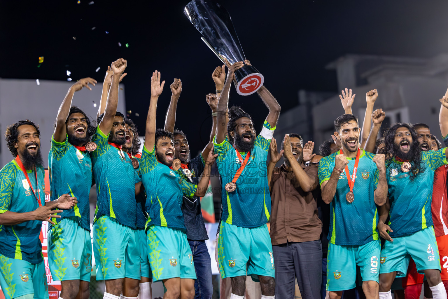 WAMCO vs RRC in the Final of Club Maldives Cup 2024 was held in Rehendi Futsal Ground, Hulhumale', Maldives on Friday, 18th October 2024. Photos: Ismail Thoriq / images.mv