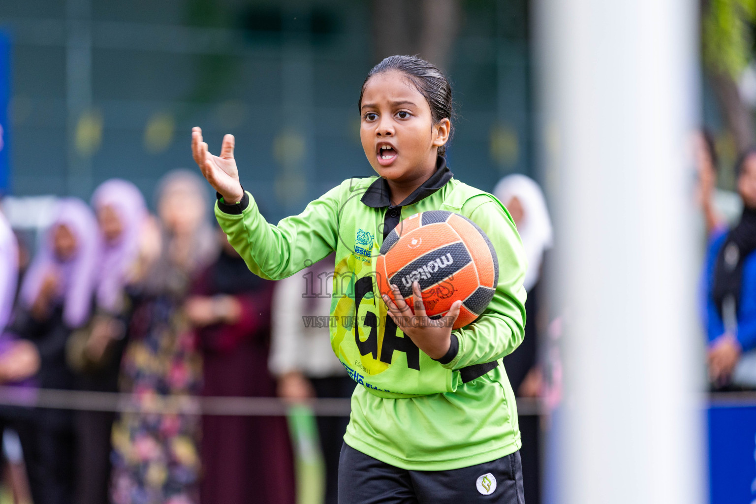 Day 3 of Nestle' Kids Netball Fiesta 2023 held in Henveyru Stadium, Male', Maldives on Saturday, 2nd December 2023. Photos by Nausham Waheed / Images.mv