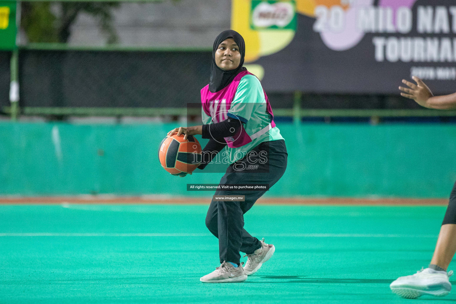 Day 5 of 20th Milo National Netball Tournament 2023, held in Synthetic Netball Court, Male', Maldives on 3rd  June 2023 Photos: Nausham Waheed/ Images.mv