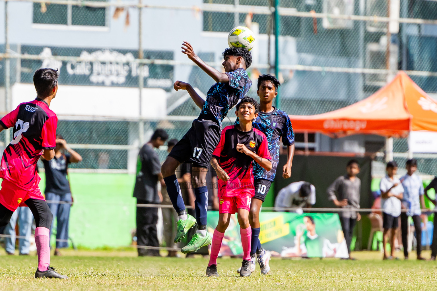 Day 2 of MILO Academy Championship 2024 Under 14 held in Henveyru Stadium, Male', Maldives on Friday, 1st November 2024. Photos: Nausham Waheed / Images.mv