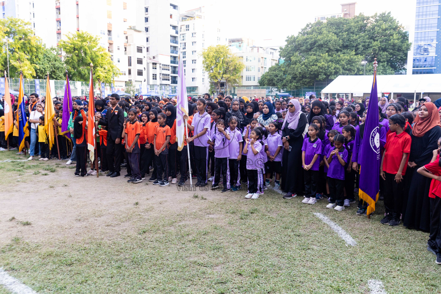 Day 3 of Nestle' Kids Netball Fiesta 2023 held in Henveyru Stadium, Male', Maldives on Saturday, 2nd December 2023. Photos by Nausham Waheed / Images.mv