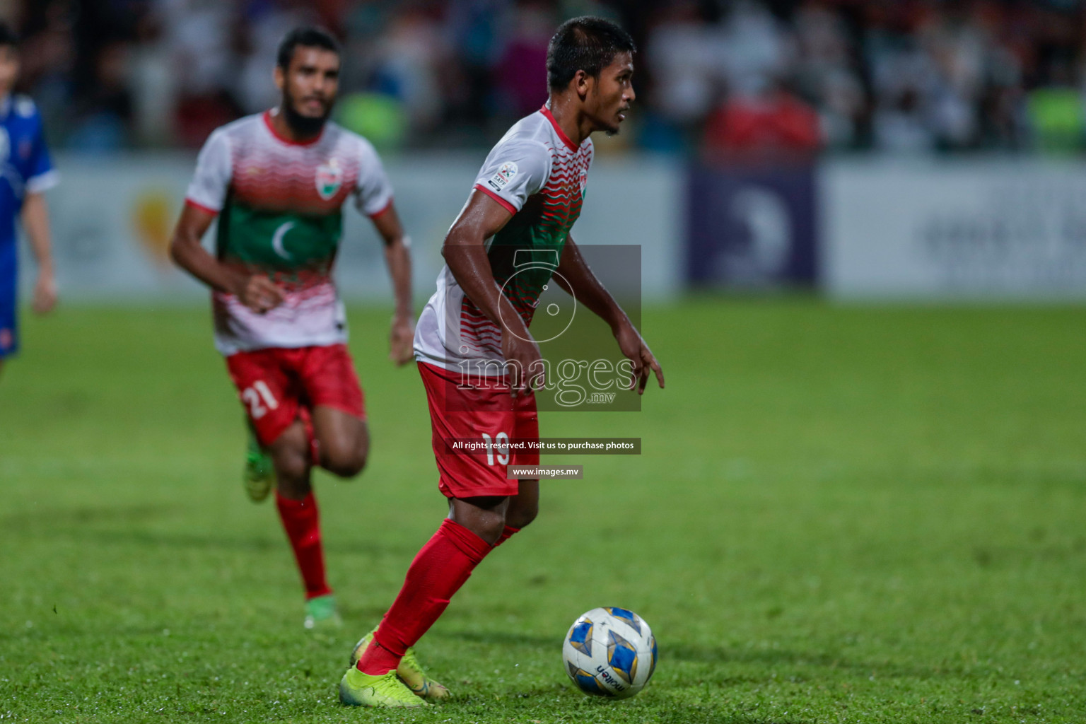 Maldives vs Nepal in SAFF Championship 2021 held on 1st October 2021 in Galolhu National Stadium, Male', Maldives