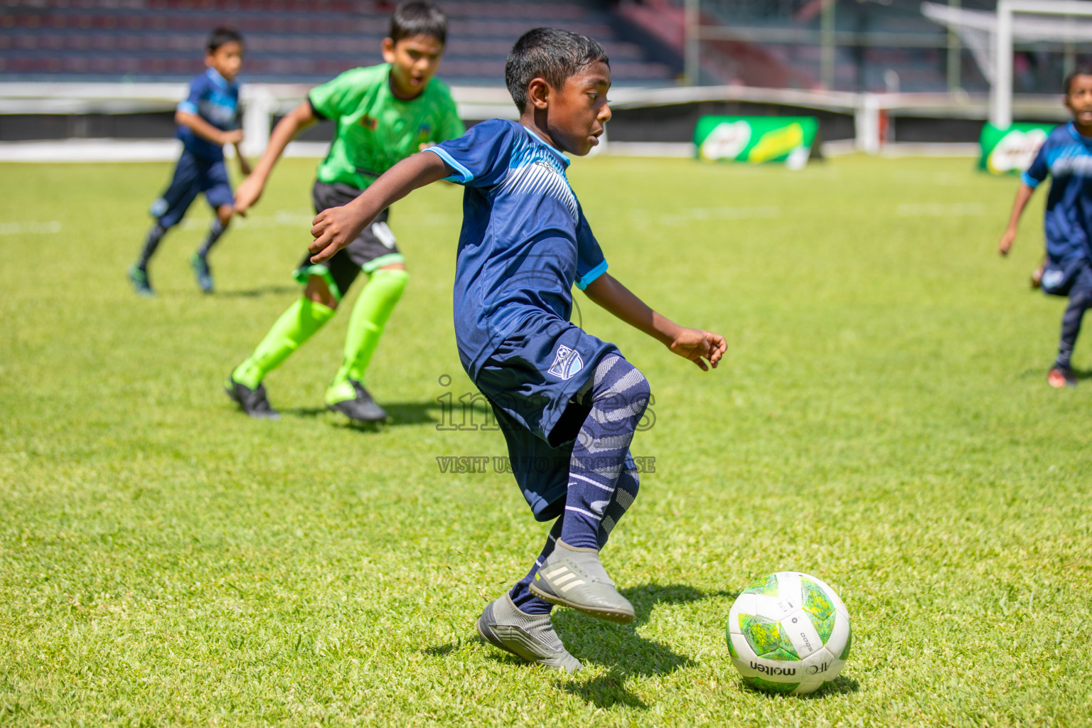 Day 1 of Under 10 MILO Academy Championship 2024 was held at National Stadium in Male', Maldives on Friday, 26th April 2024. Photos: Mohamed Mahfooz Moosa / images.mv