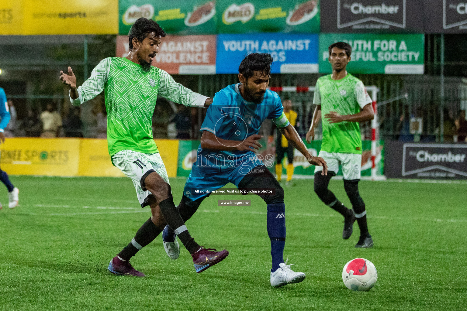 MACL vs Team DJA in Club Maldives Cup 2022 was held in Hulhumale', Maldives on Tuesday, 18th October 2022. Photos: Hassan Simah/ images.mv