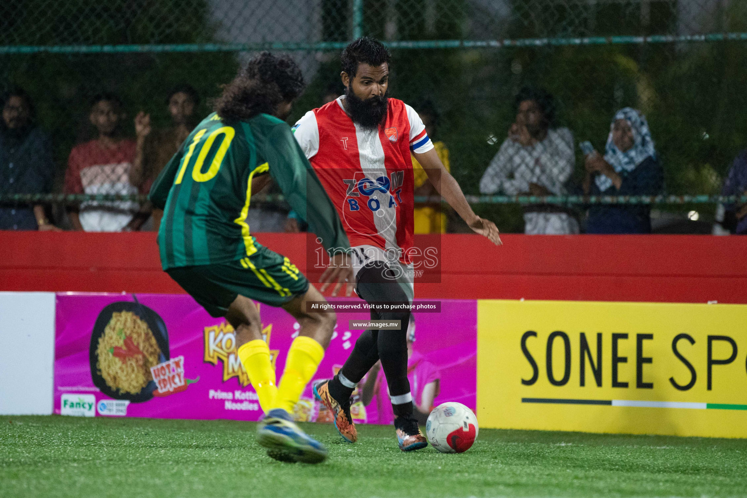 HDh. Vaikaradhoo vs Hdh. Nellaidhoo in Day 3 of Golden Futsal Challenge 2023 on 07 February 2023 in Hulhumale, Male, Maldives