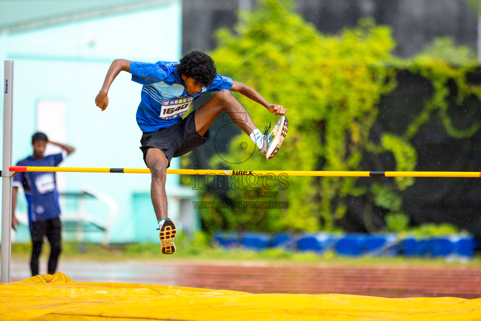 Day 1 of MWSC Interschool Athletics Championships 2024 held in Hulhumale Running Track, Hulhumale, Maldives on Saturday, 9th November 2024. 
Photos by: Ismail Thoriq / images.mv