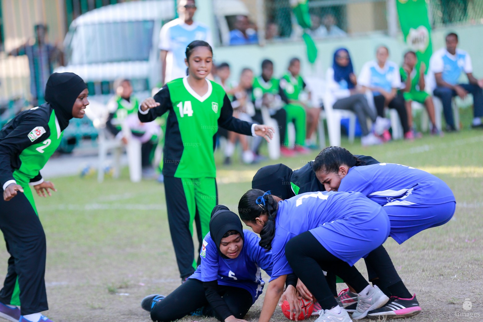 Inter school Handball Tournament in Male', Maldives, Friday, April. 15, 2016.(Images.mv Photo/ Hussain Sinan).