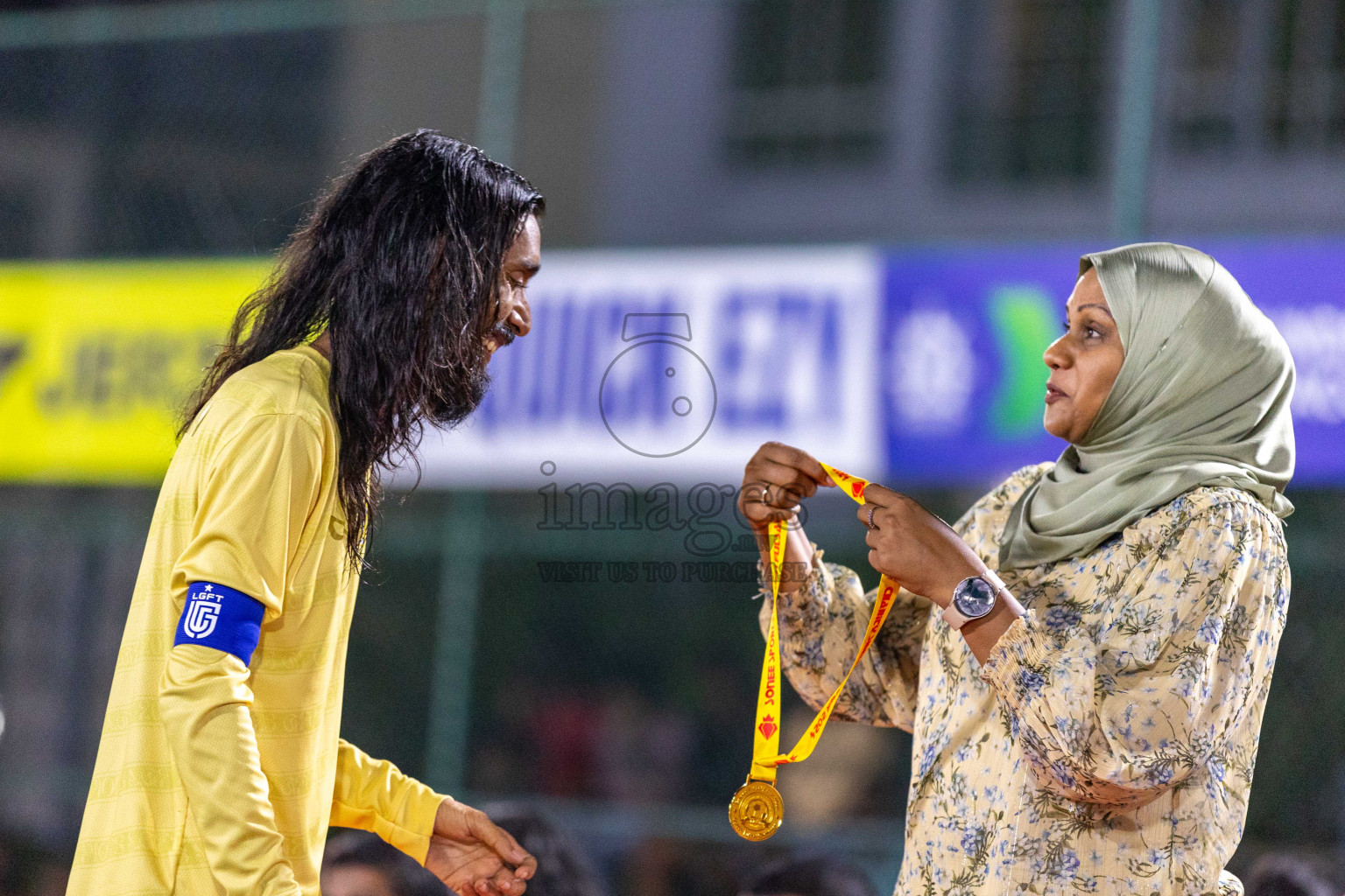 Opening of Golden Futsal Challenge 2024 with Charity Shield Match between L.Gan vs Th. Thimarafushi was held on Sunday, 14th January 2024, in Hulhumale', Maldives Photos: Ismail Thoriq / images.mv