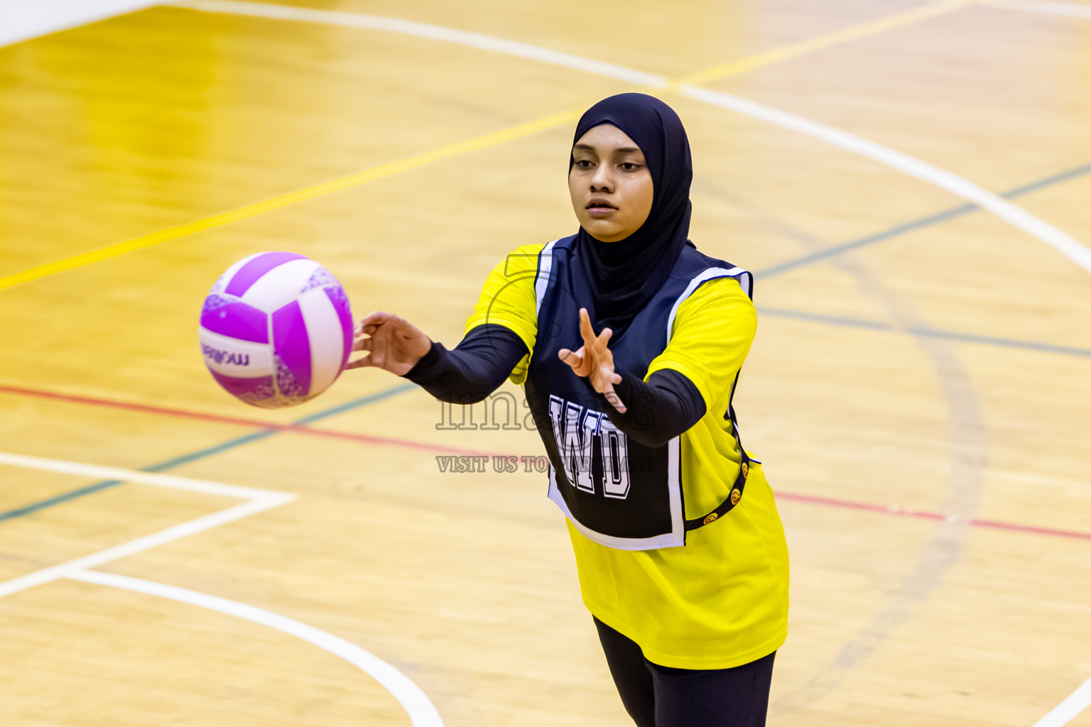 C Matrix vs KYRC in Day 2 of 24th Milo Netball Association Championship held in Social Center at Male', Maldives on Tuesday, 2nd September 2025. Photos: Nausham Waheed / images.mv