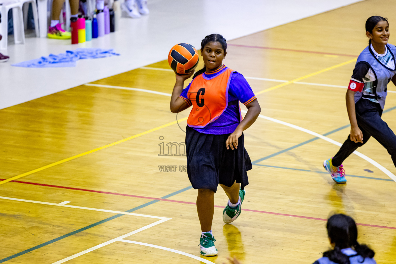 Day 5 of 25th Inter-School Netball Tournament was held in Social Center at Male', Maldives on Tuesday, 13th August 2024. Photos: Nausham Waheed / images.mv