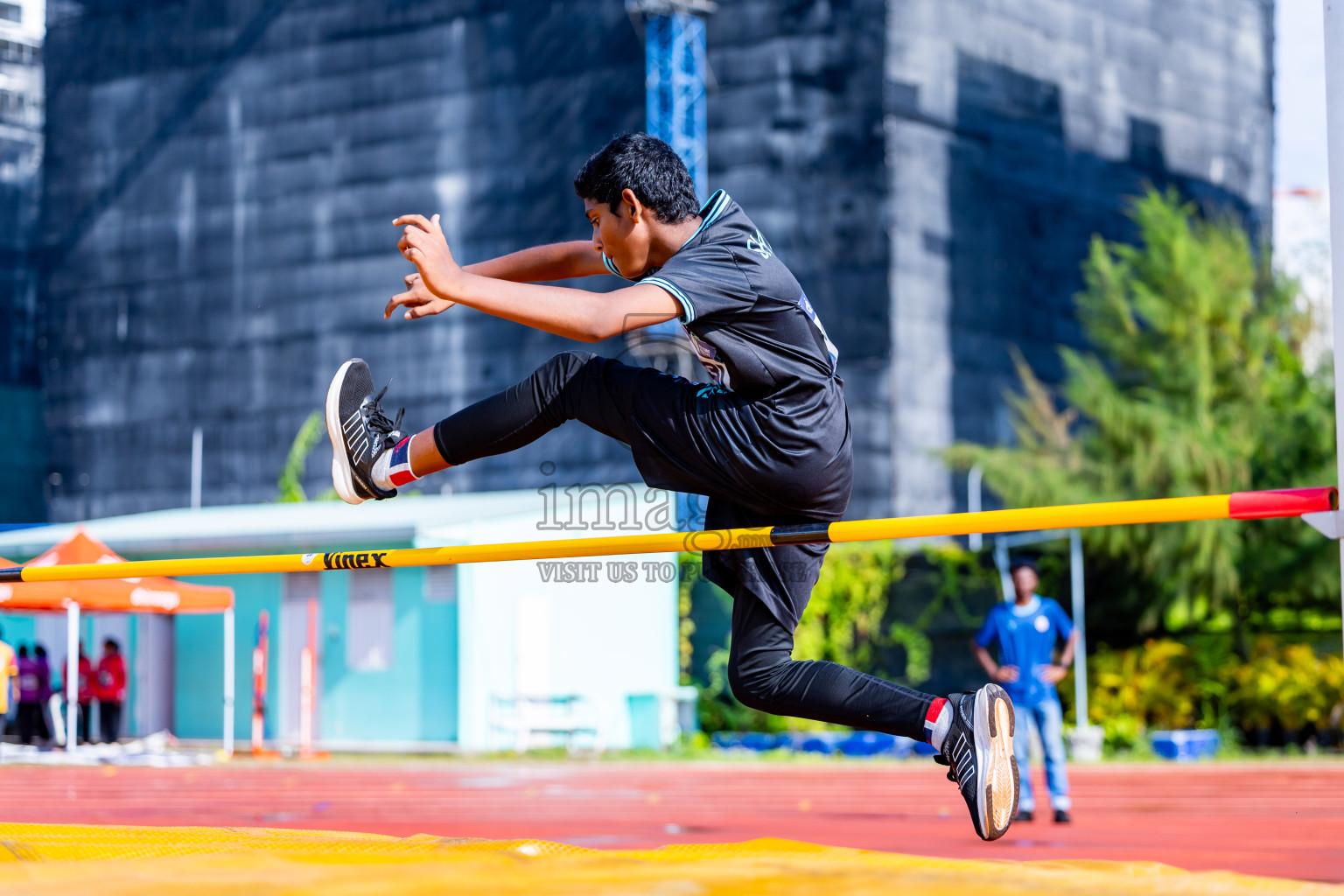 Day 3 of MWSC Interschool Athletics Championships 2024 held in Hulhumale Running Track, Hulhumale, Maldives on Monday, 11th November 2024. Photos by:  Nausham Waheed / Images.mv