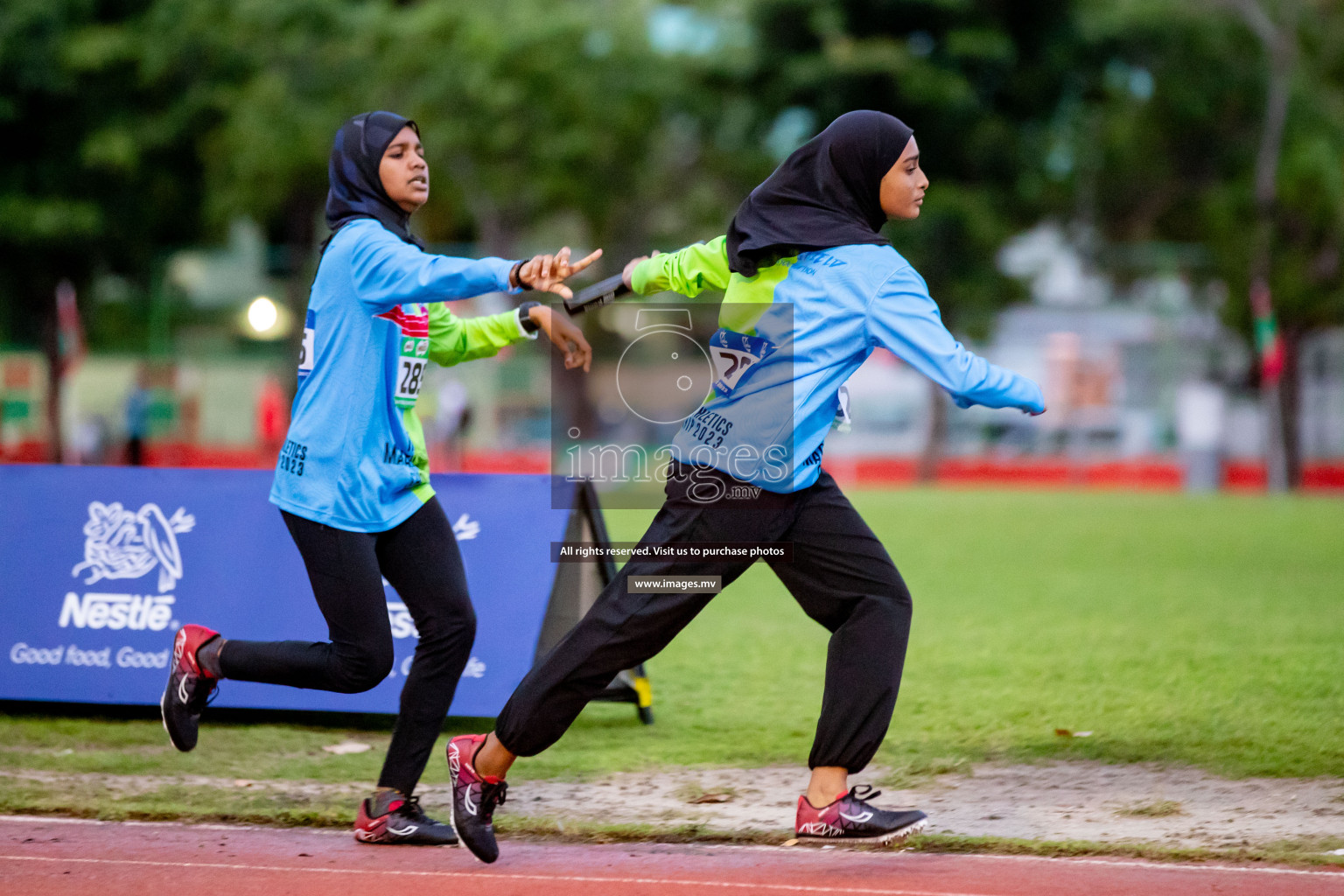 Day 2 of National Athletics Championship 2023 was held in Ekuveni Track at Male', Maldives on Friday, 24th November 2023. Photos: Hassan Simah / images.mv