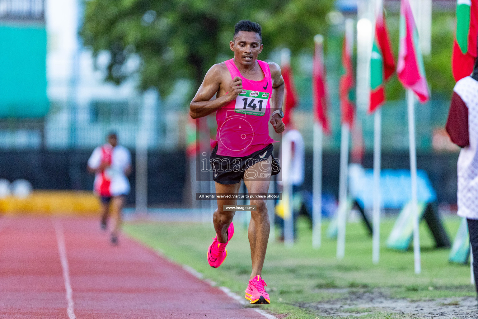 Day 1 of National Athletics Championship 2023 was held in Ekuveni Track at Male', Maldives on Thursday 23rd November 2023. Photos: Nausham Waheed / images.mv