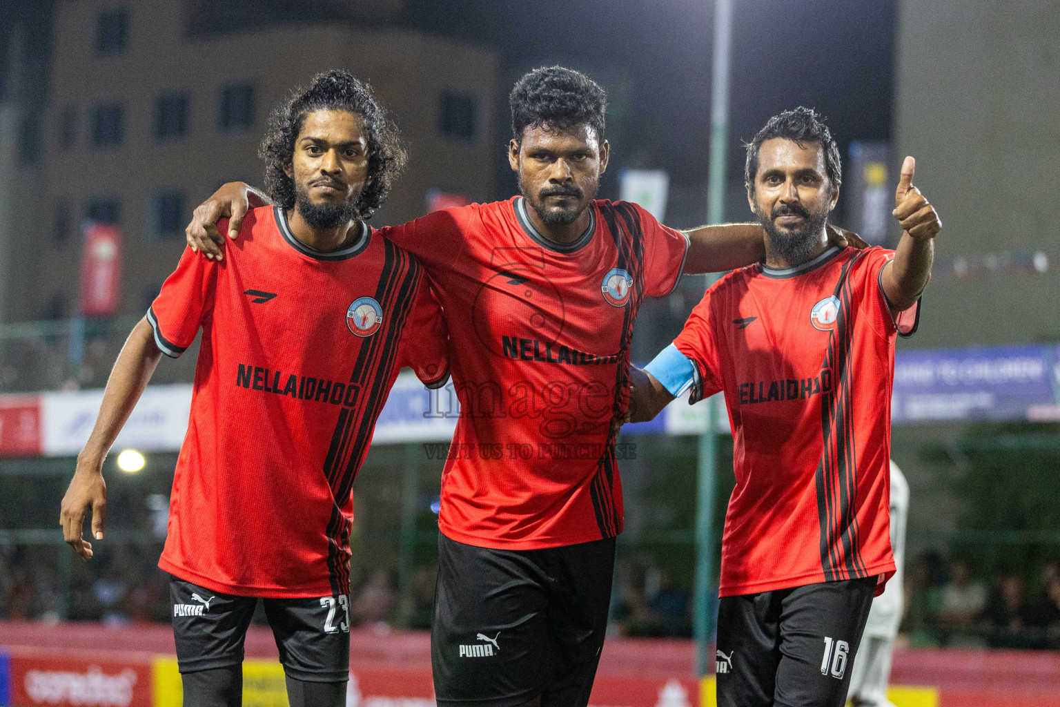 HDh Nellaidhoo VS HDh Nolhivaranfaru in Day 14 of Golden Futsal Challenge 2024 was held on Sunday, 28th January 2024, in Hulhumale', Maldives Photos: Nausham Waheed / images.mv