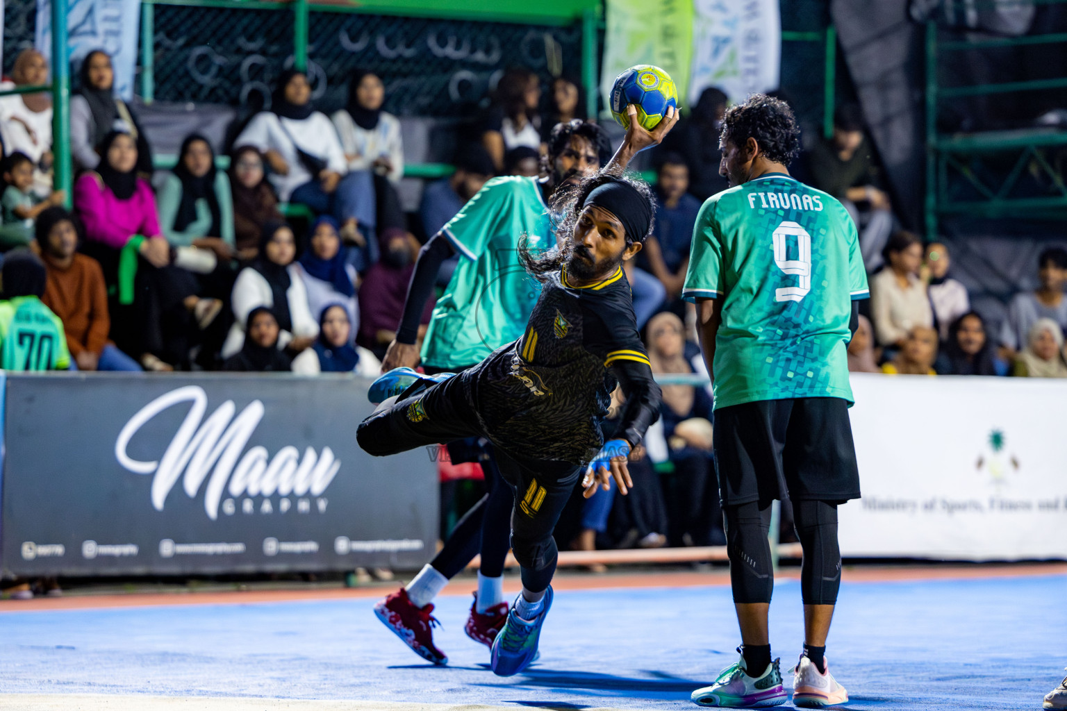 1st Division Final of 8th Inter-Office/Company Handball Tournament 2024, held in Handball ground, Male', Maldives on Tuesday, 11th September 2024 Photos: Nausham Waheed/ Images.mv