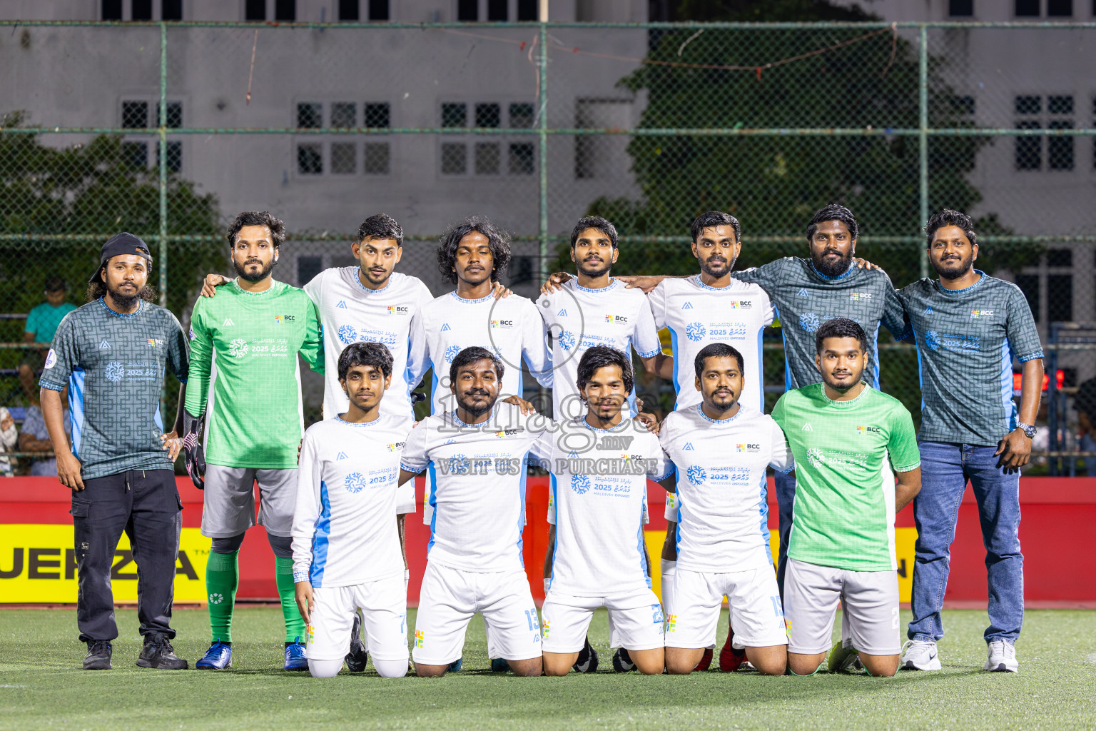Hulhumale Hospital vs BCC in Day 7 of Office League 2025 was held on Tuesday, 22nd April 2025 in Hulhumale', Maldives. Photos: Ismail Thoriq / images.mv