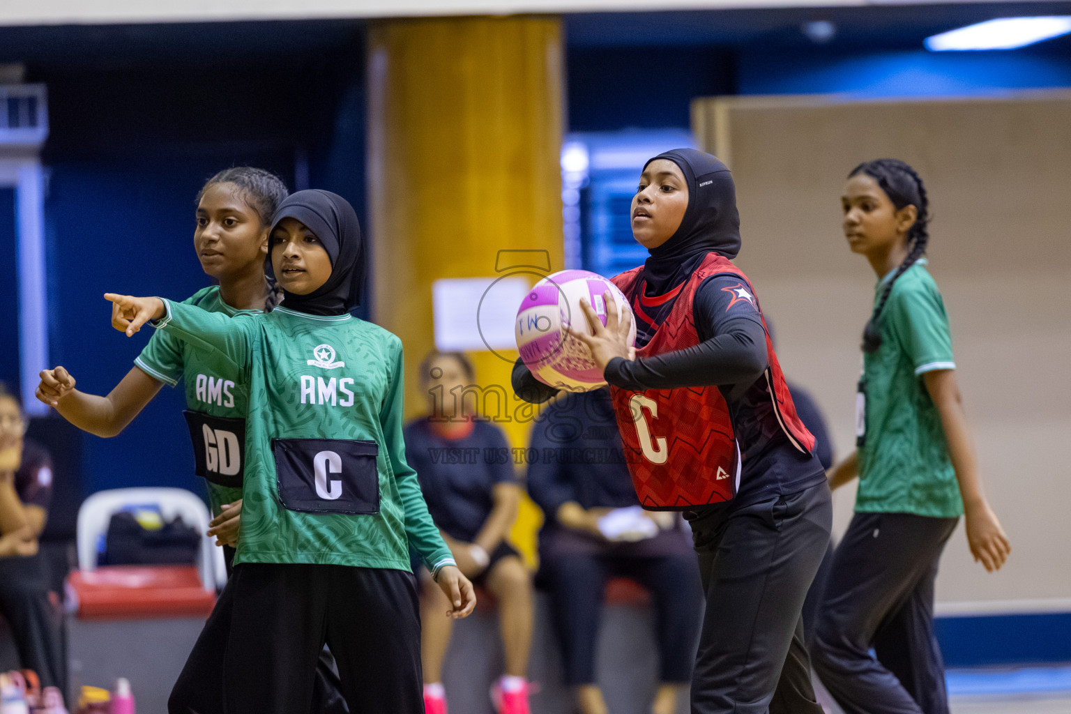 Day 13 of 26th Inter-School Netball Tournament 2025 was held in Social Center Indoor Hall on Saturday, 1st November 2025. Photos: Ismail Thoriq / images.mv