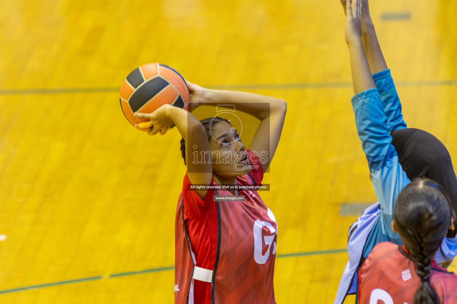 Day3 of 24th Interschool Netball Tournament 2023 was held in Social Center, Male', Maldives on 29th October 2023. Photos: Nausham Waheed, Mohamed Mahfooz Moosa / images.mv