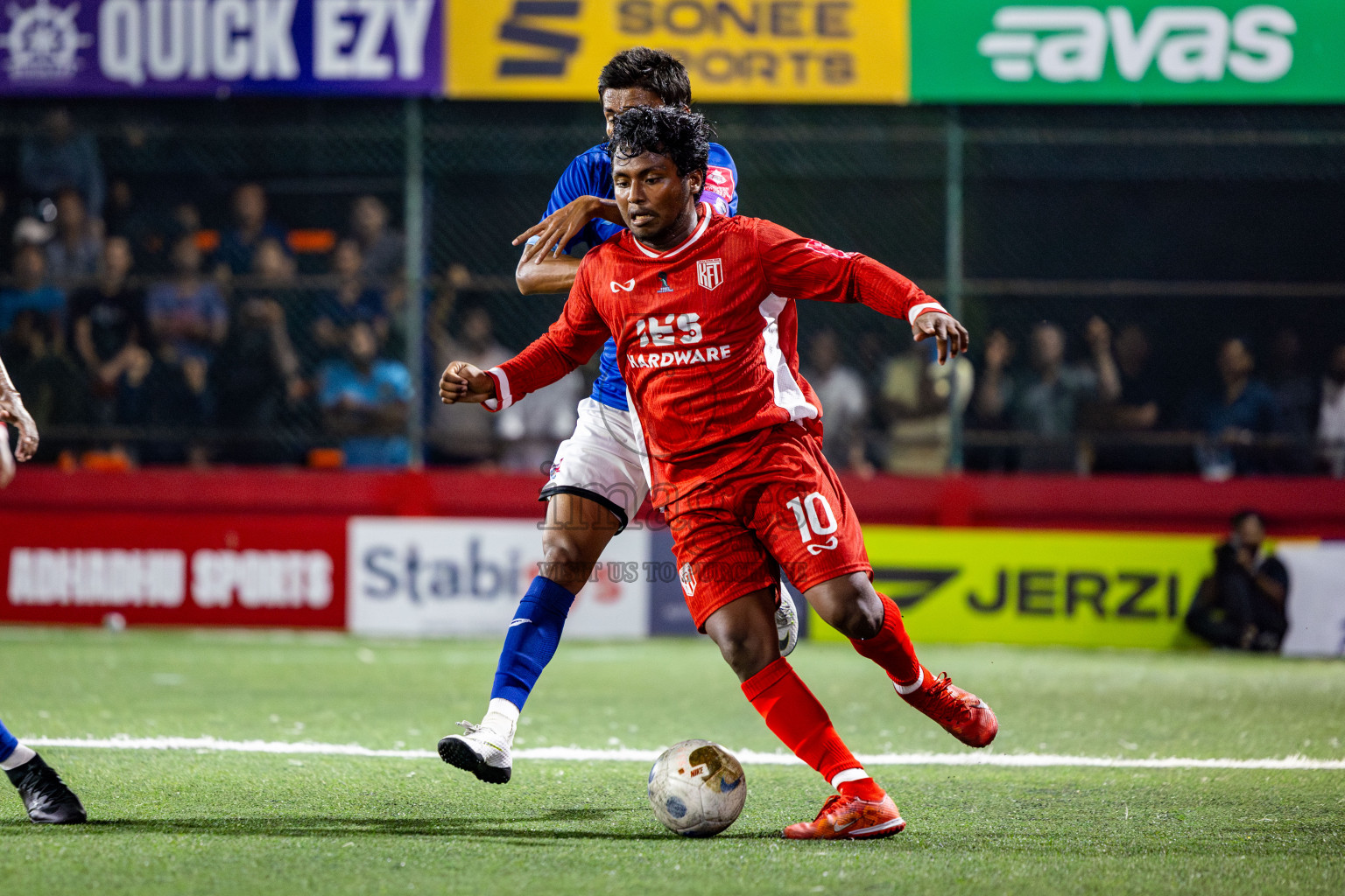 HA Kelaa vs HA Hoarafushi in Day 13 of Golden Futsal Challenge 2025 was held on Friday, 17th January 2025, in Hulhumale', Maldives. Photos: Nausham Waheed / images.mv