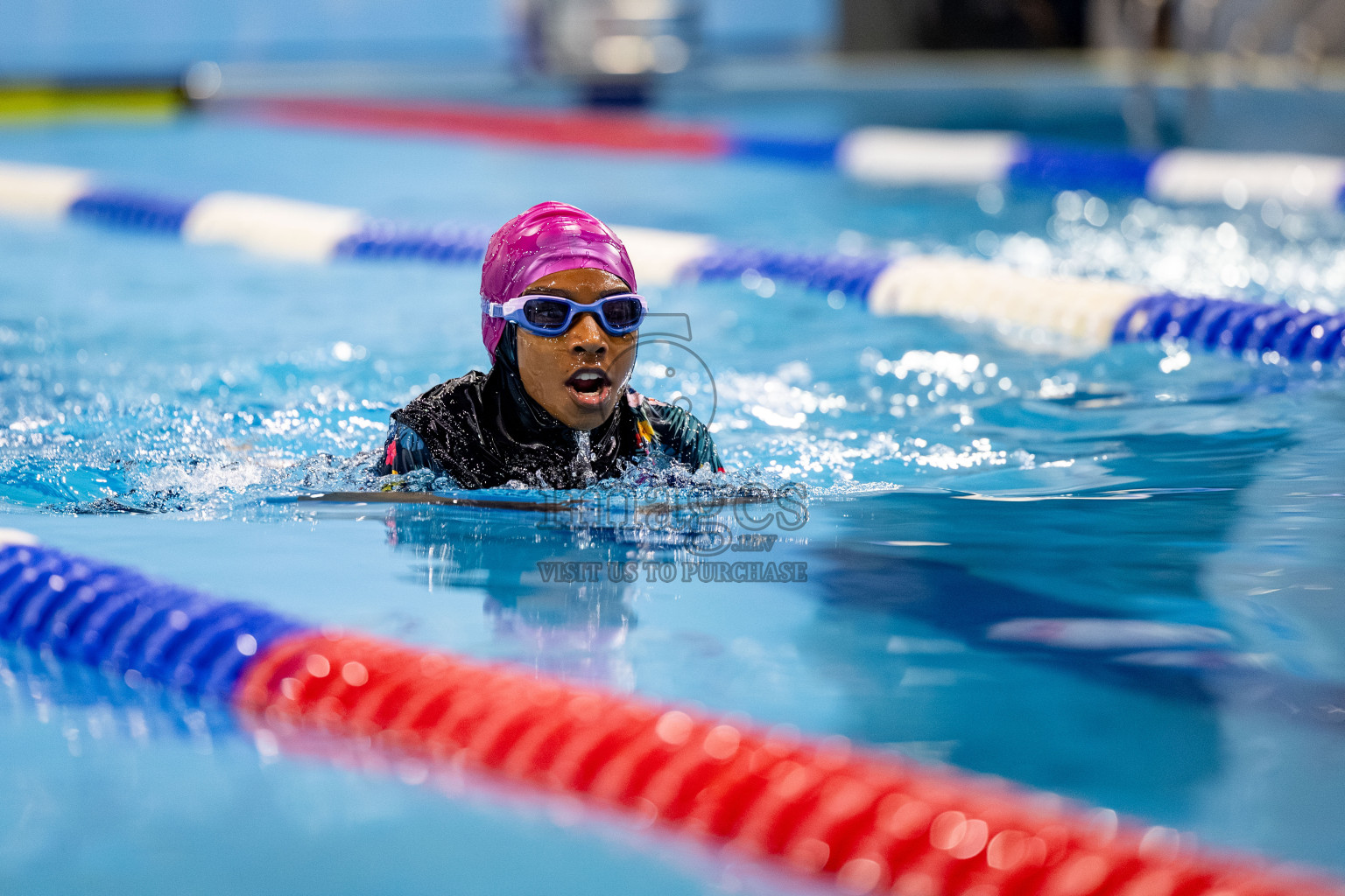 Day 5 of BML 21st Interschool Swimming Competition 2025 was held in Hulhumale' Swimming Pool, Hulhumale', Maldives on Wednesday, 15th October 2025. 
Photos: Hassan Simah / images.mv