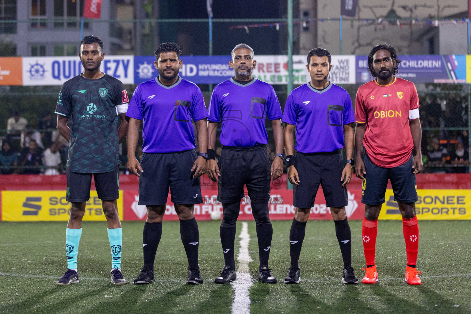 DH Bandidhoo vs DH Kudahuvadhoo in Day 17 of Golden Futsal Challenge 2024 was held on Wednesday, 31st January 2024, in Hulhumale', Maldives Photos: Nausham Waheed / images.mv