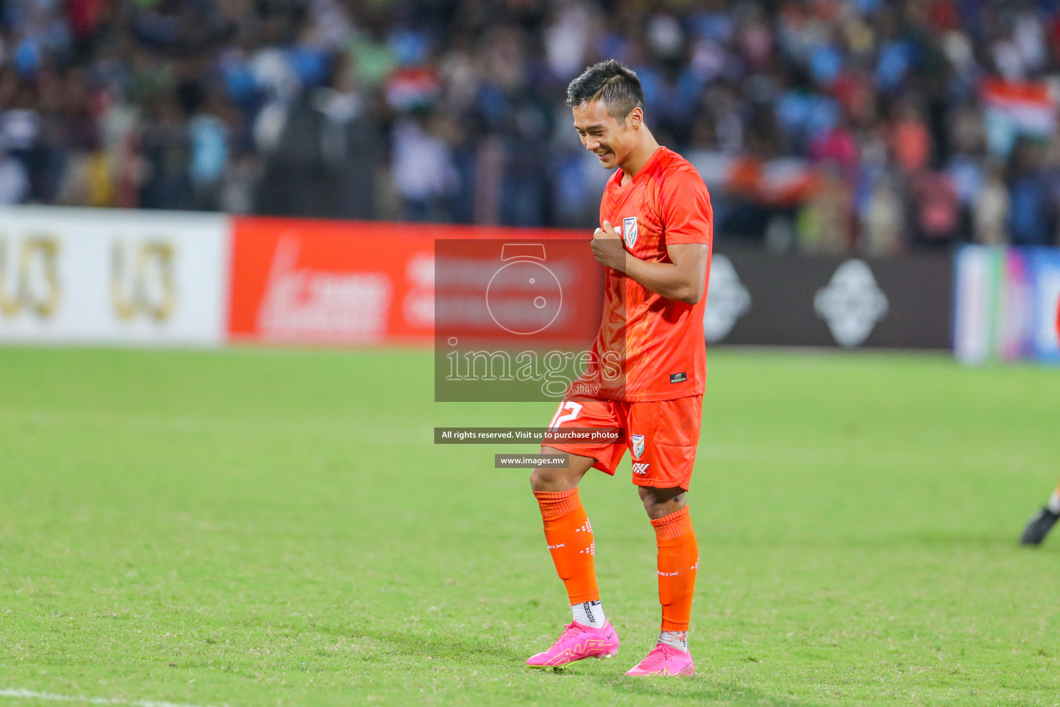 Kuwait vs India in the Final of SAFF Championship 2023 held in Sree Kanteerava Stadium, Bengaluru, India, on Tuesday, 4th July 2023. Photos: Hassan Simah / images.mv