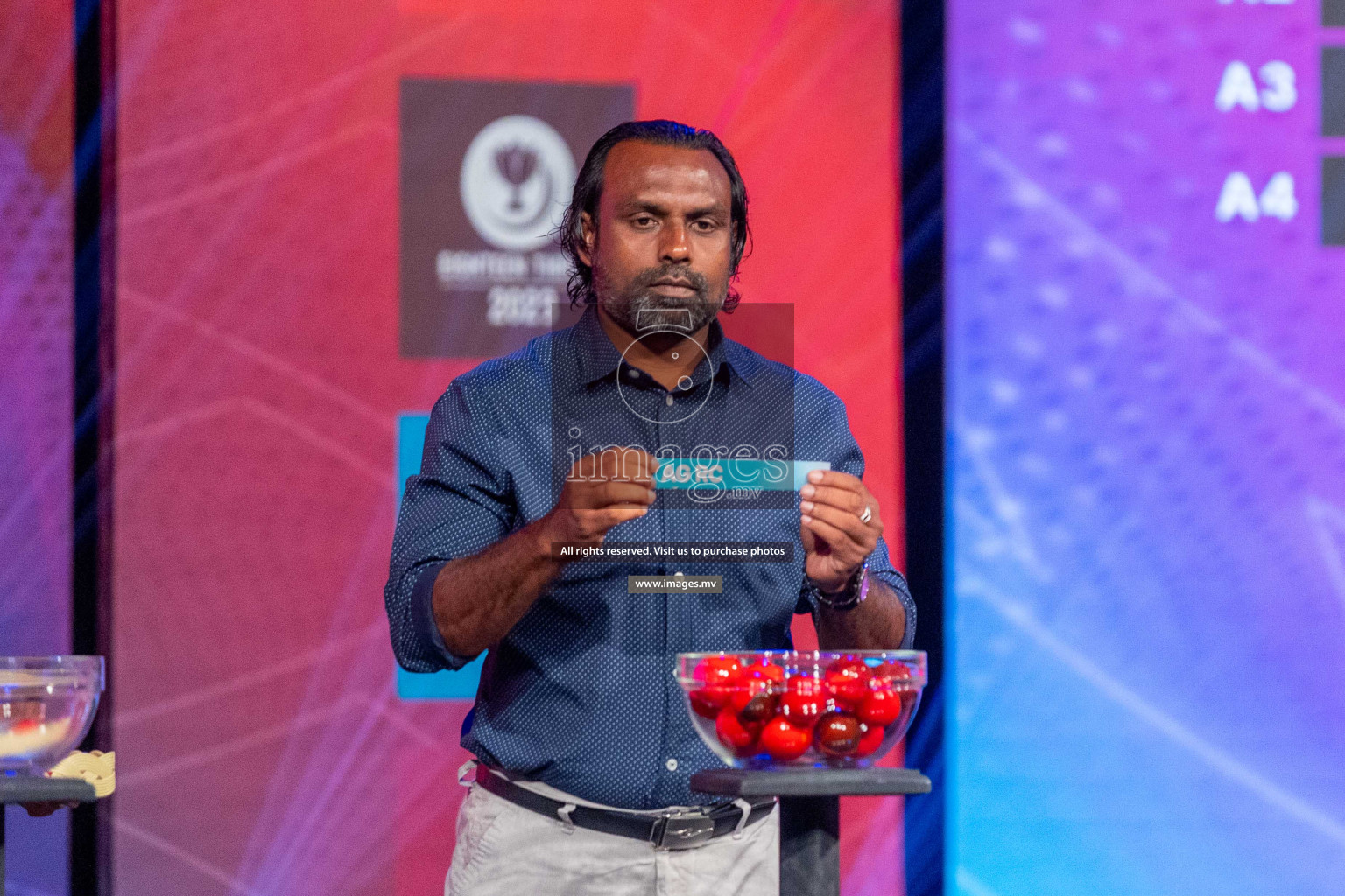 Draw ceremony of Club Maldives 2023 was held on Thursday, 6th July 2023 at PSM Studio in Male', Maldives.  Photos: Ismail Thoriq / images.mv