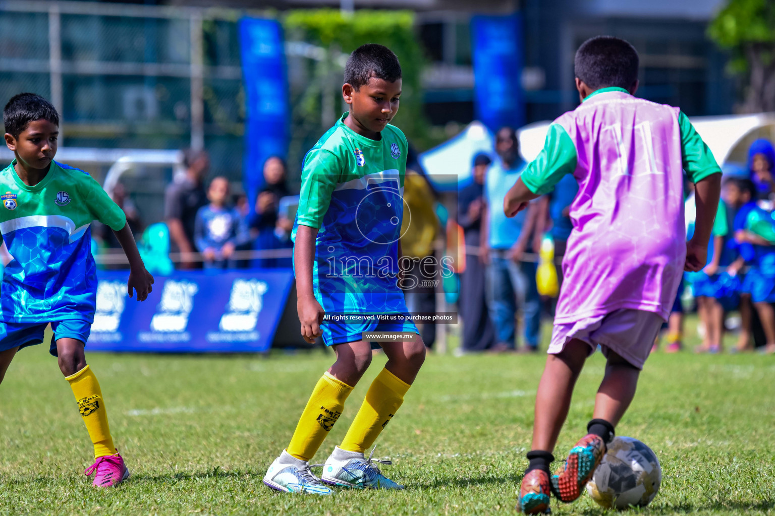 Day 1 of Milo Kids Football Fiesta 2022 was held in Male', Maldives on 19th October 2022. Photos: Nausham Waheed/ images.mv