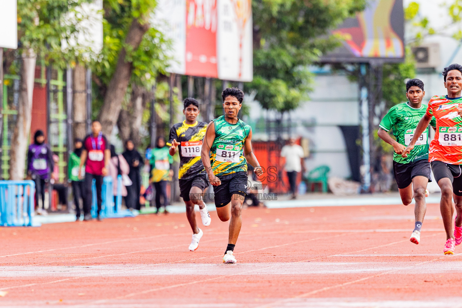 Day 4 of Inter-school Athletics Championship 2025 held in Ekuveni Synthetic Track, Male', Maldives on Thursday, 09th October 2025. Photos by: Areef Adam / Images.mv