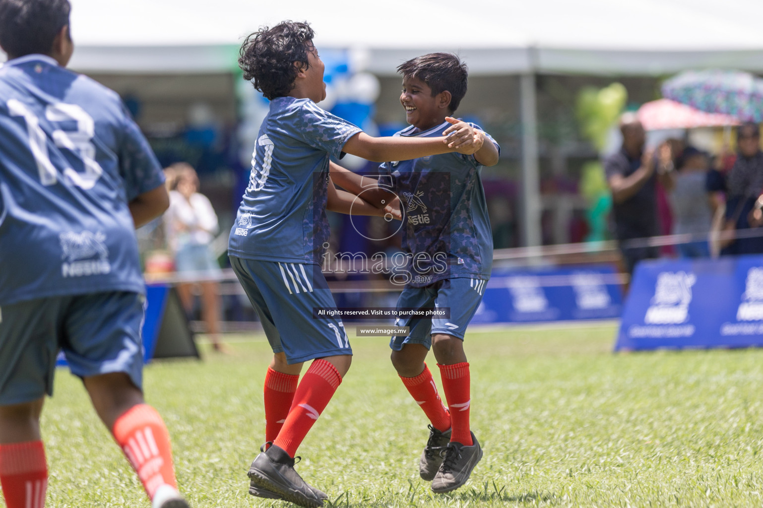 Day 1 of Nestle kids football fiesta, held in Henveyru Football Stadium, Male', Maldives on Wednesday, 11th October 2023 Photos: Shut Abdul Sattar/ Images.mv