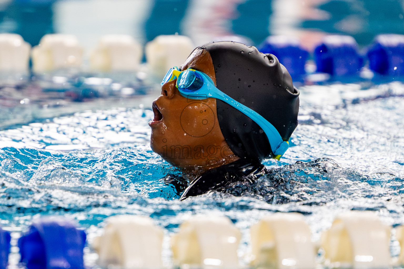 Day 1 of BML 5th National Swimming Kids Festival 2024 held in Hulhumale', Maldives on Monday, 18th November 2024. Photos: Nausham Waheed / images.mv