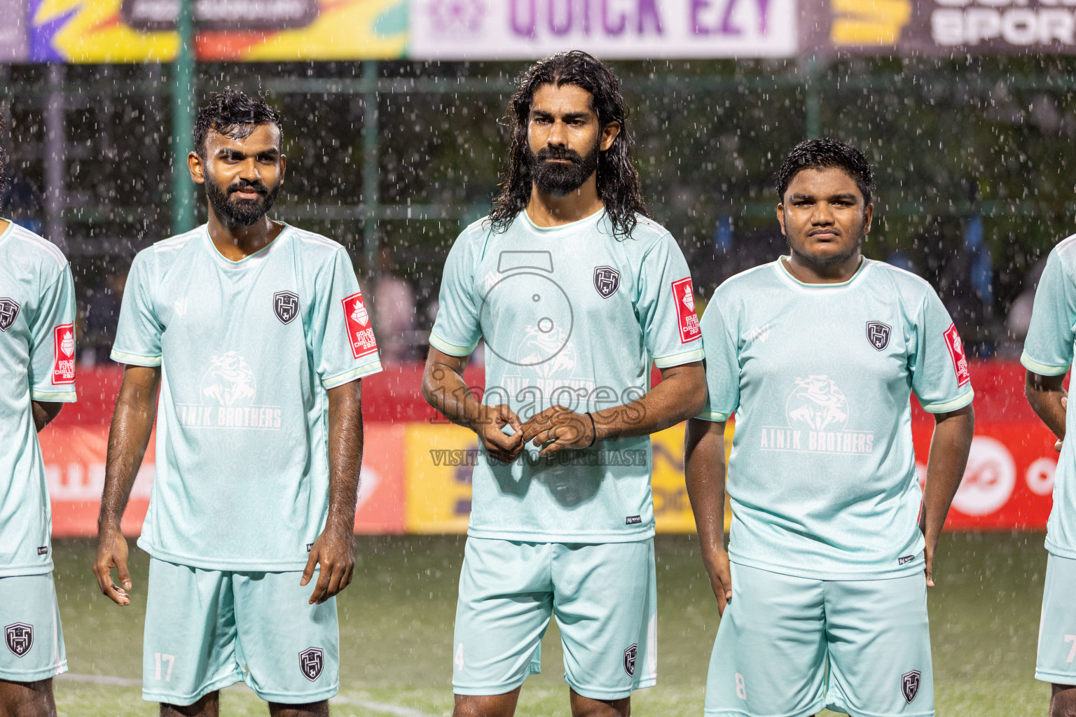 Lh. Hinnavaru VS Lh. Olhuvelifushi on Day 22 of Golden Futsal Challenge 2025 was held on Sunday, 26 January 2025, in Hulhumale', Maldives. 
Photos: Hassan Simah / images.mv