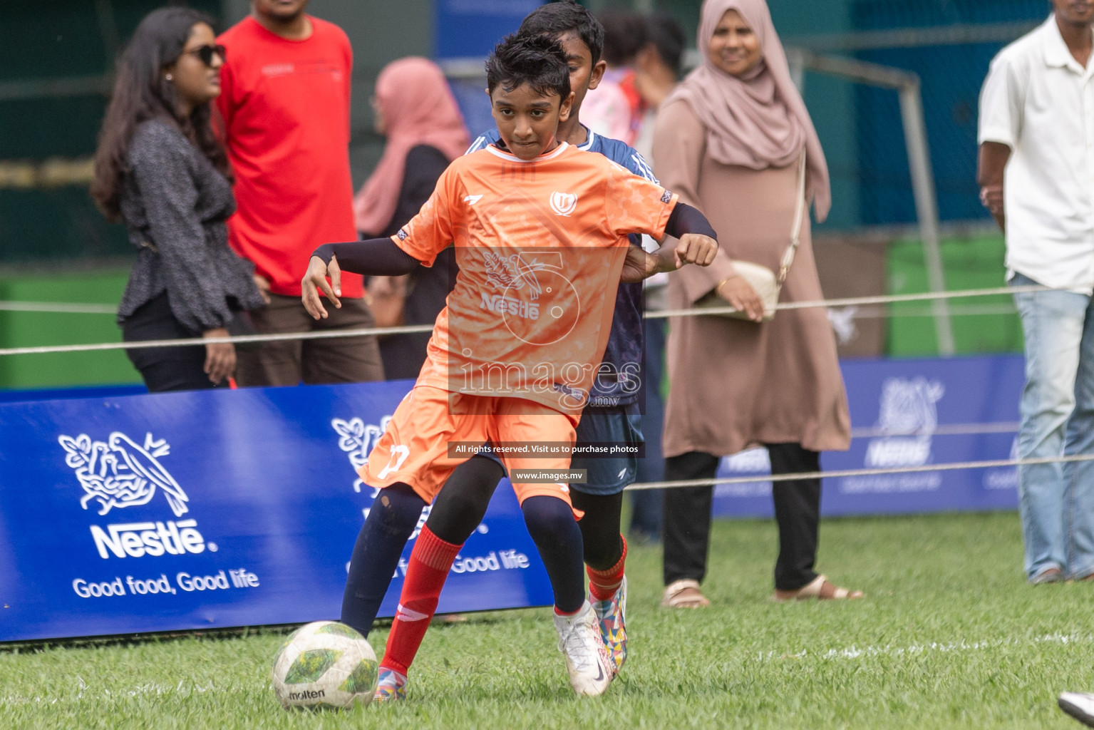 Day 1 of Nestle kids football fiesta, held in Henveyru Football Stadium, Male', Maldives on Wednesday, 11th October 2023 Photos: Shut Abdul Sattar/ Images.mv