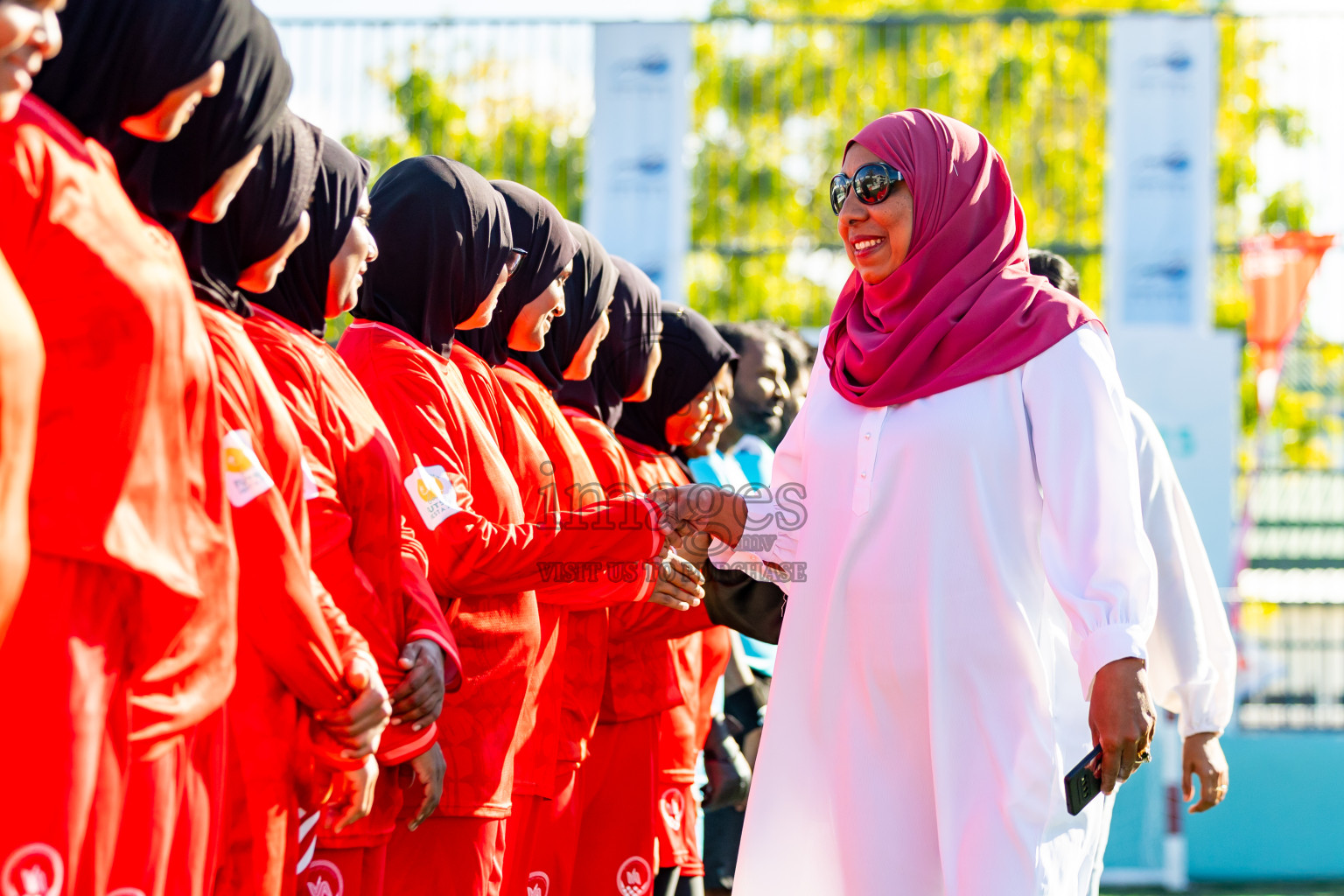 Eydhafushi vs Kihaadhoo in Day 4 of Better in Baa Futsal Fiesta 2025 Woman's division held in B. Eydhafushi, Maldives on Saturday, 8th November 2025. Photos: Nausham Waheed / images.mv