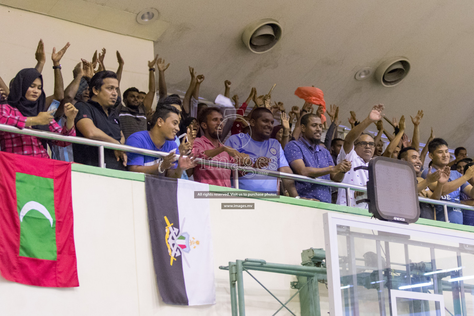 DSC vs Police Club in the finals of 51st National Volleyball Championship held in Male', Maldives on Sunday, 12th January 2019 Photos: Ismail Thoriq /images.mv