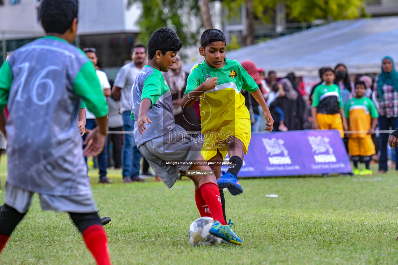 Day 2 of Milo Kids Football Fiesta 2022 was held in Male', Maldives on 20th October 2022. Photos: Nausham Waheed/ images.mv