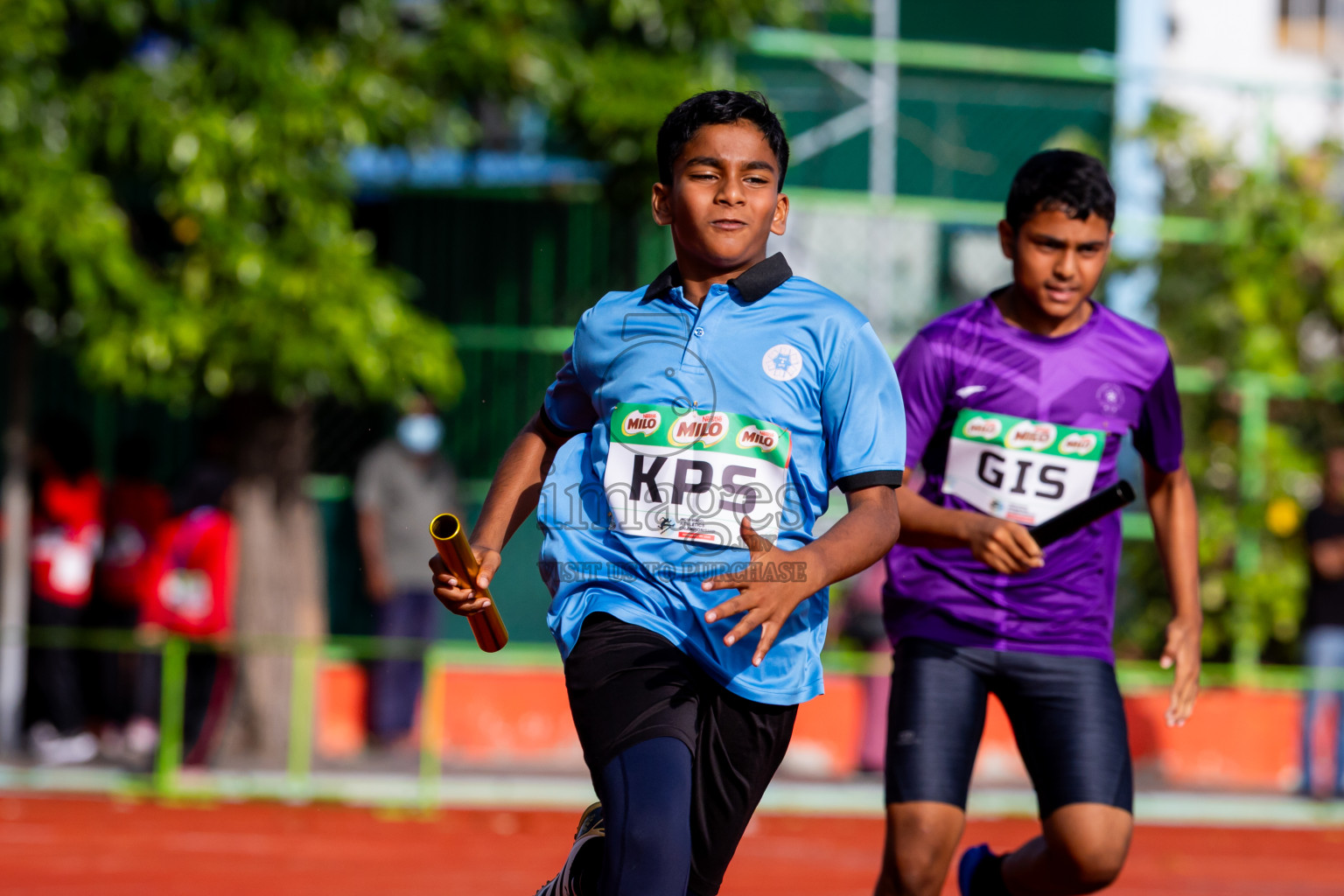 Day 6 of Inter-school Athletics Championship 2025 held in Ekuveni Synthetic Track, Male', Maldives on Sunday, 12th October 2025. Photos by: Nausham Waheed / Images.mv