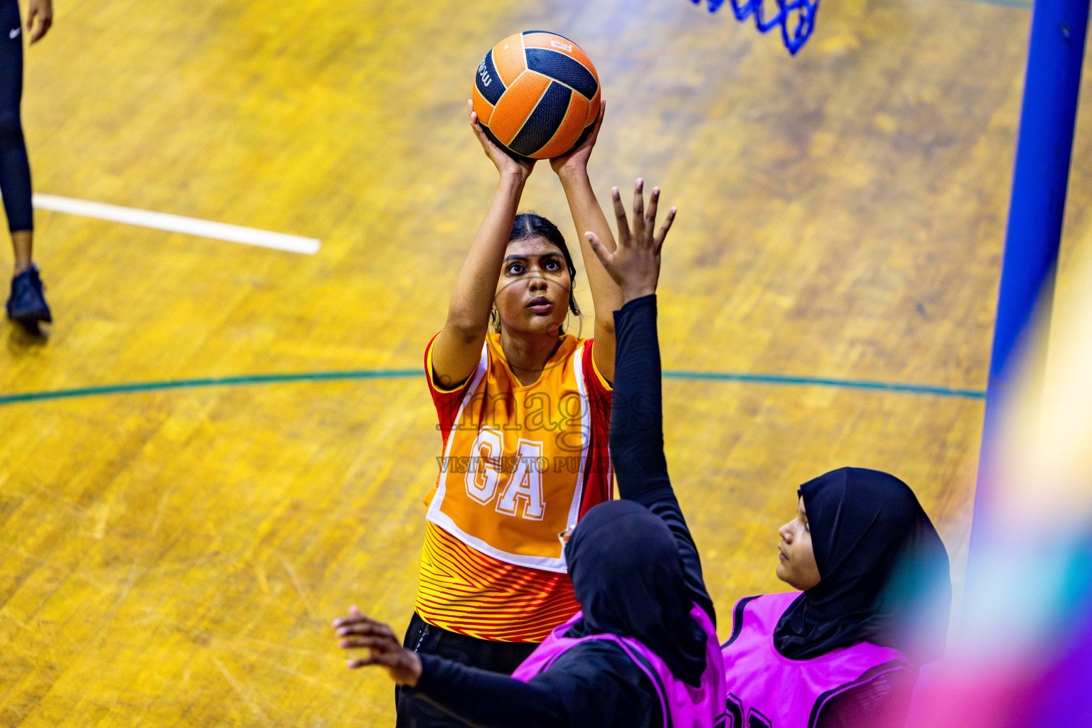 Day 2 of 21st National Netball Tournament was held in Social Canter at Male', Maldives on Thursday, 10th May 2024. Photos: Nausham Waheed / images.mv