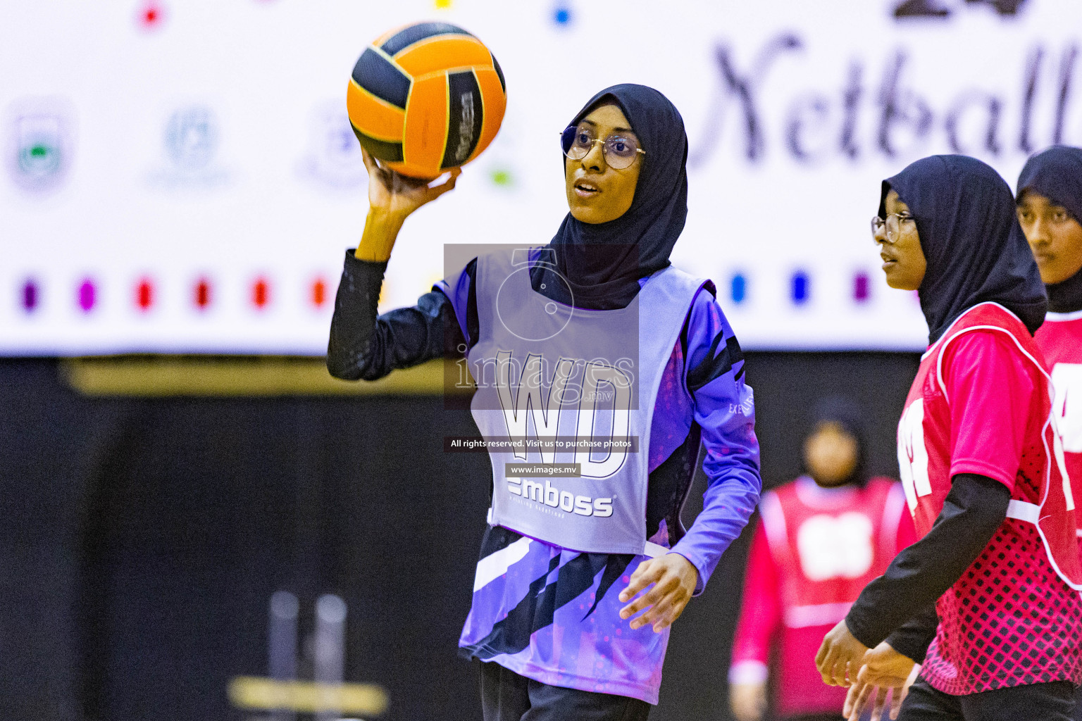 Day2 of 24th Interschool Netball Tournament 2023 was held in Social Center, Male', Maldives on 28th October 2023. Photos: Nausham Waheed / images.mv