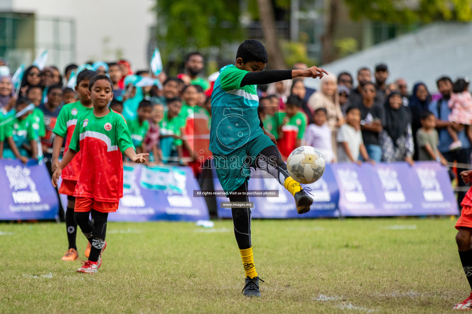 Day 4 of Milo Kids Football Fiesta 2022 was held in Male', Maldives on 22nd October 2022. Photos:Hassan Simah / images.mv