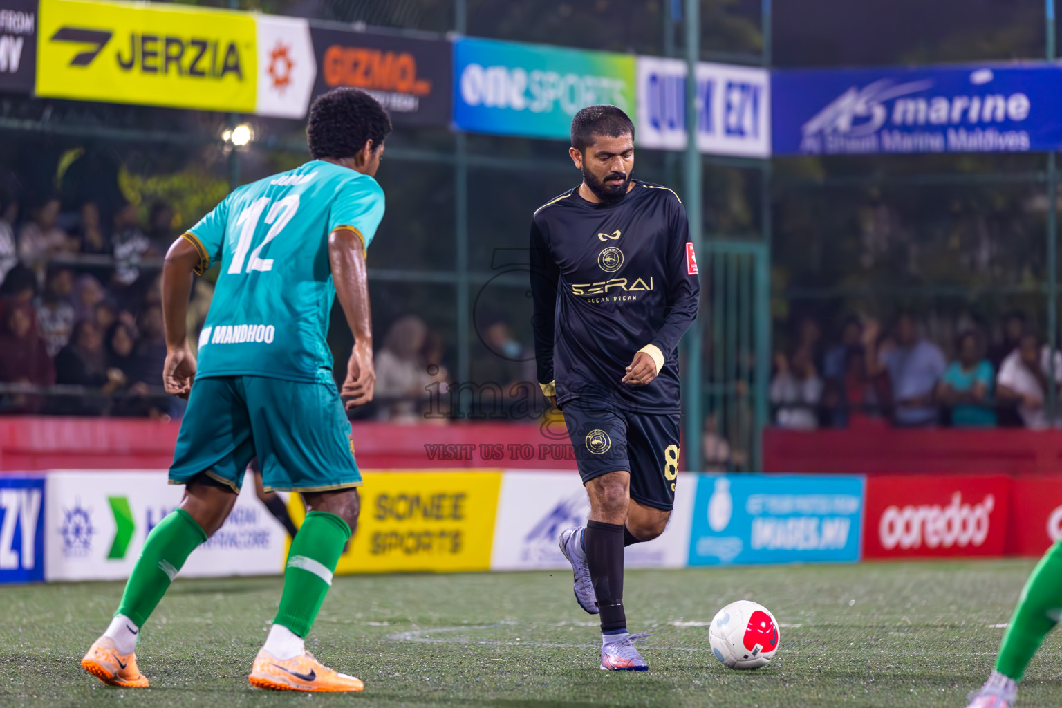 ADh Maamigili vs ADh Mandhoo in Day 16 of Golden Futsal Challenge 2024 was held on Tuesday, 30th January 2024, in Hulhumale', Maldives
Photos: Ismail Thoriq / images.mv