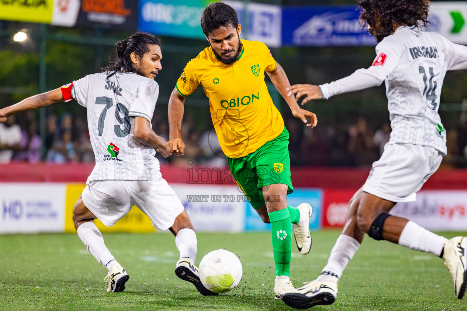 GA Gemanafushi vs GDh Vaadhoo on Day 35 of Golden Futsal Challenge 2024 was held on Tuesday, 20th February 2024, in Hulhumale', Maldives
Photos: Mohamed Mahfooz Moosa, / images.mv