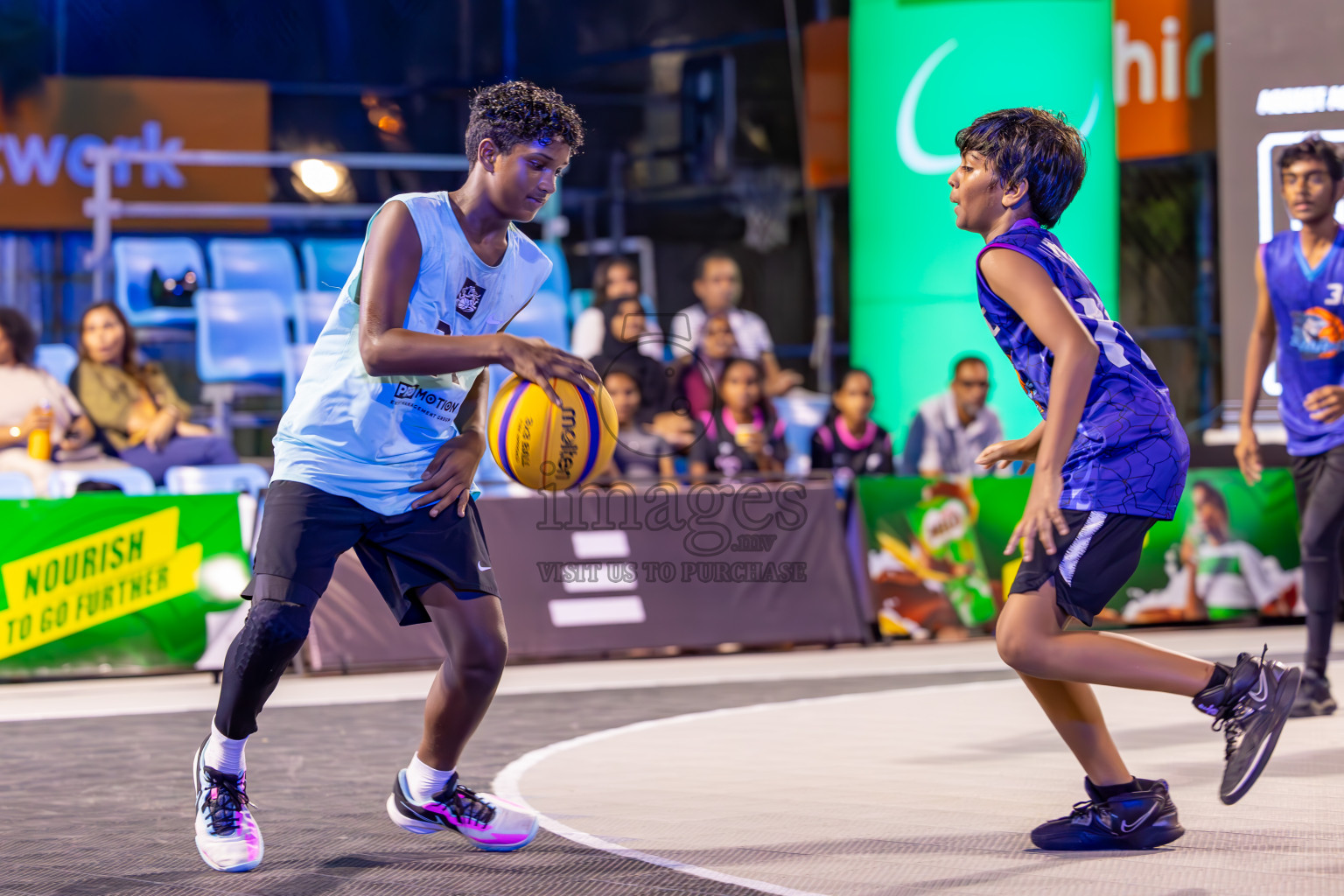 Day 3 of MILO Ramadan 3x3 Challenge 2024 was held in Ekuveni Outdoor Basketball Court at Male', Maldives on Thursday, 14th March 2024.
Photos: Ismail Thoriq / images.mv