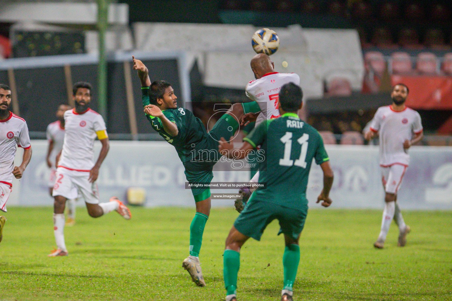 Maziya Sports & Recreation vs Buru Sports Club in President's Cup 2023, held on 20 April 2023 in National Football Stadium, Male', Maldives Photos: Hassan Simah, Mohamed Mahfooz