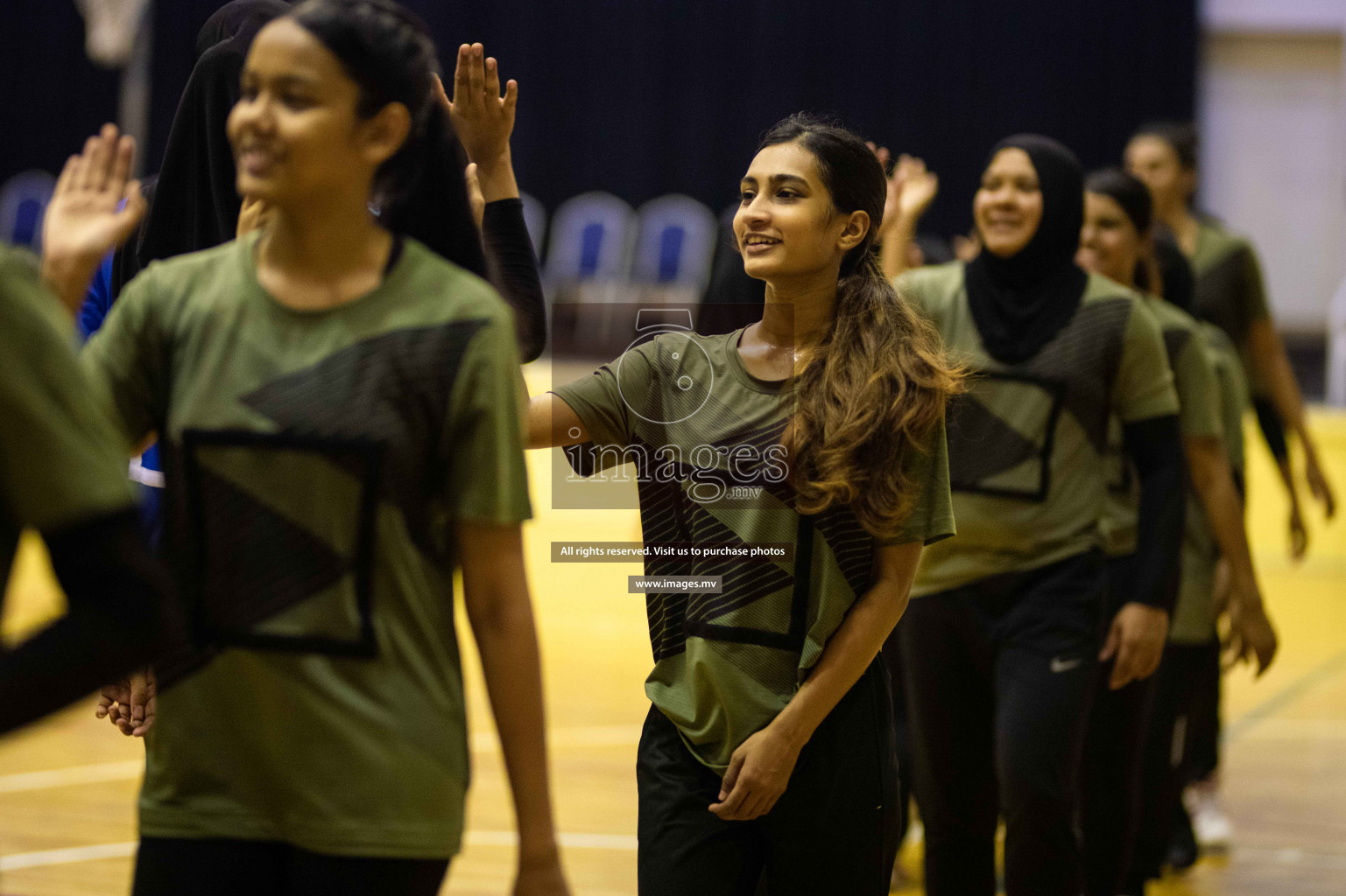 Green Streets vs Mahibadhoo Sports Club in the Semi Finals of Milo National Netball Tournament 2021 held on 3 December 2021 in Male', Maldives, Photos by Maanish