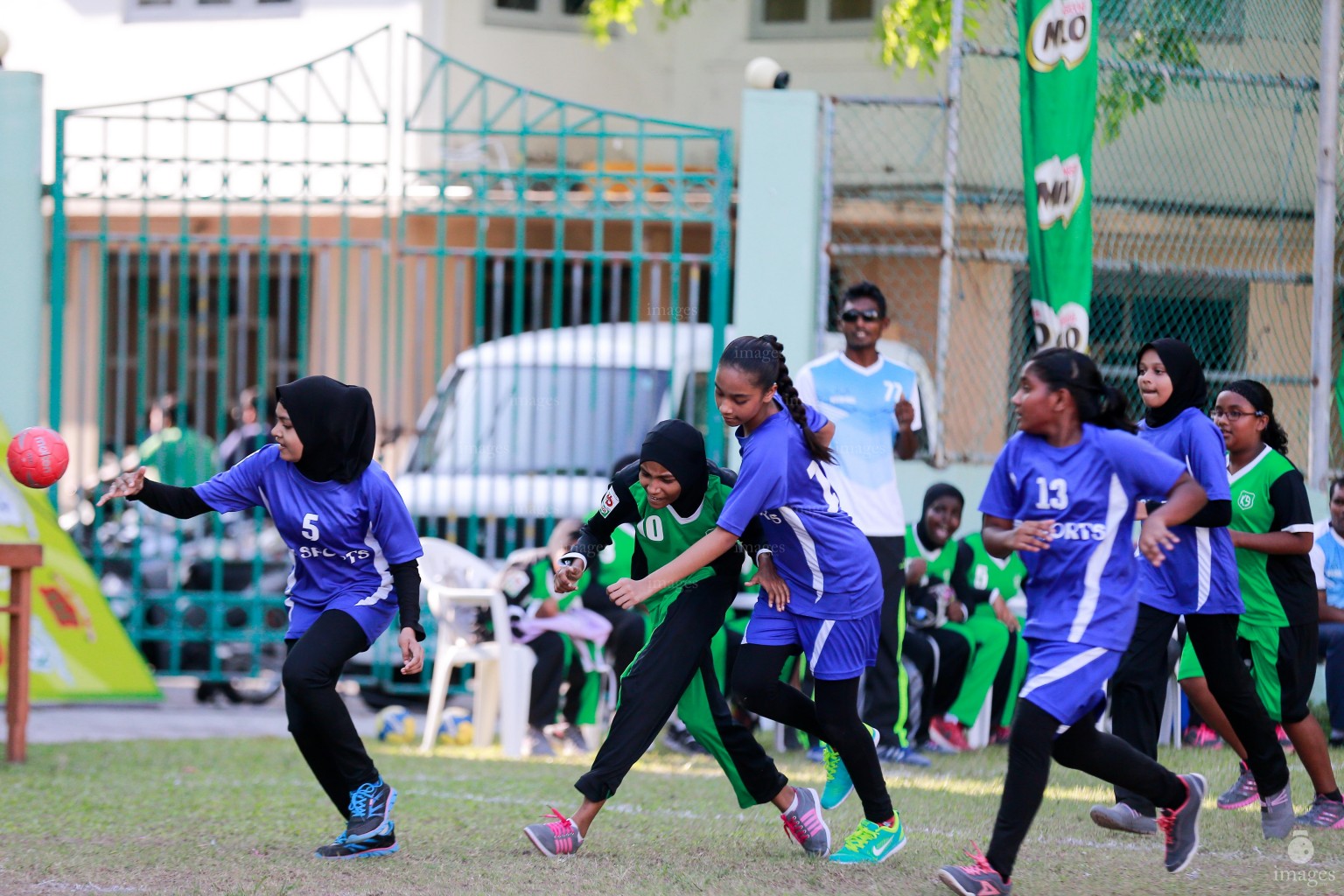 Inter school Handball Tournament in Male', Maldives, Friday, April. 15, 2016.(Images.mv Photo/ Hussain Sinan).