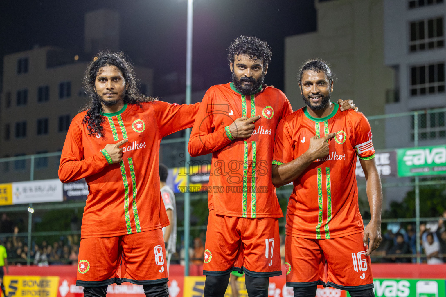 AA Feridhoo vs AA Maalhos in Day 11 of Golden Futsal Challenge 2025 was held on Wednesday, 15th January 2025, in Hulhumale', Maldives Photos: Mohamed Mahfooz Moosa / images.mv