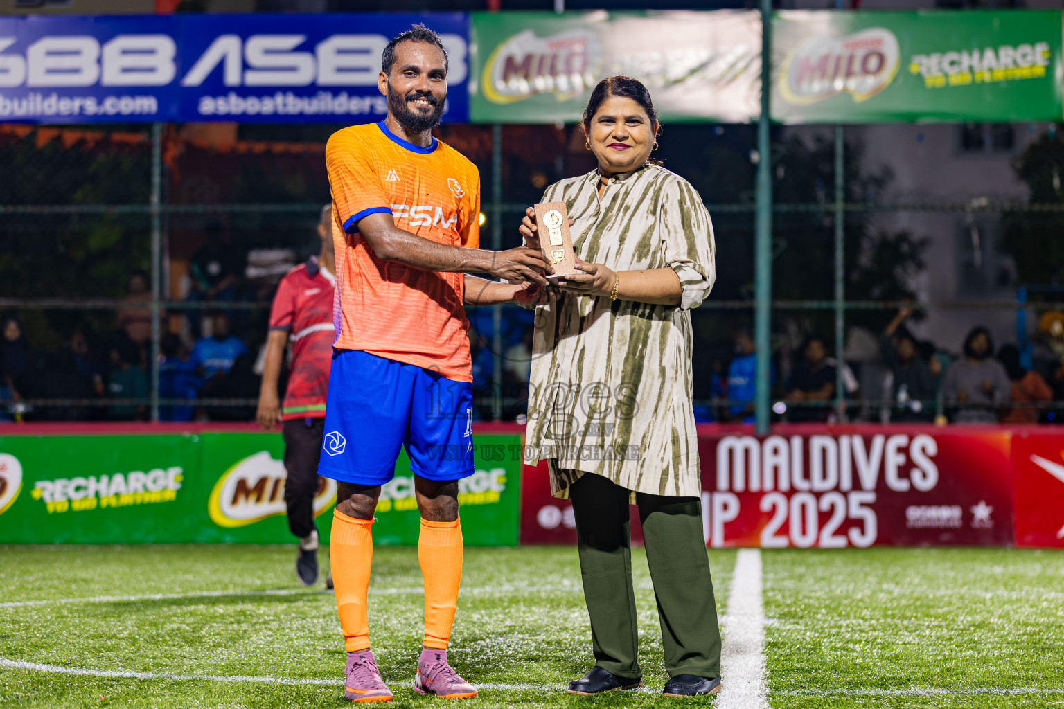 FSM vs FENAKA in Day 5 of Club Maldives Cup 2025 was held in Rehendhi Futsal Ground, Hulhumale', Maldives on Friday, 3rd October 2025. Photos: Areef Adam / Images.mv