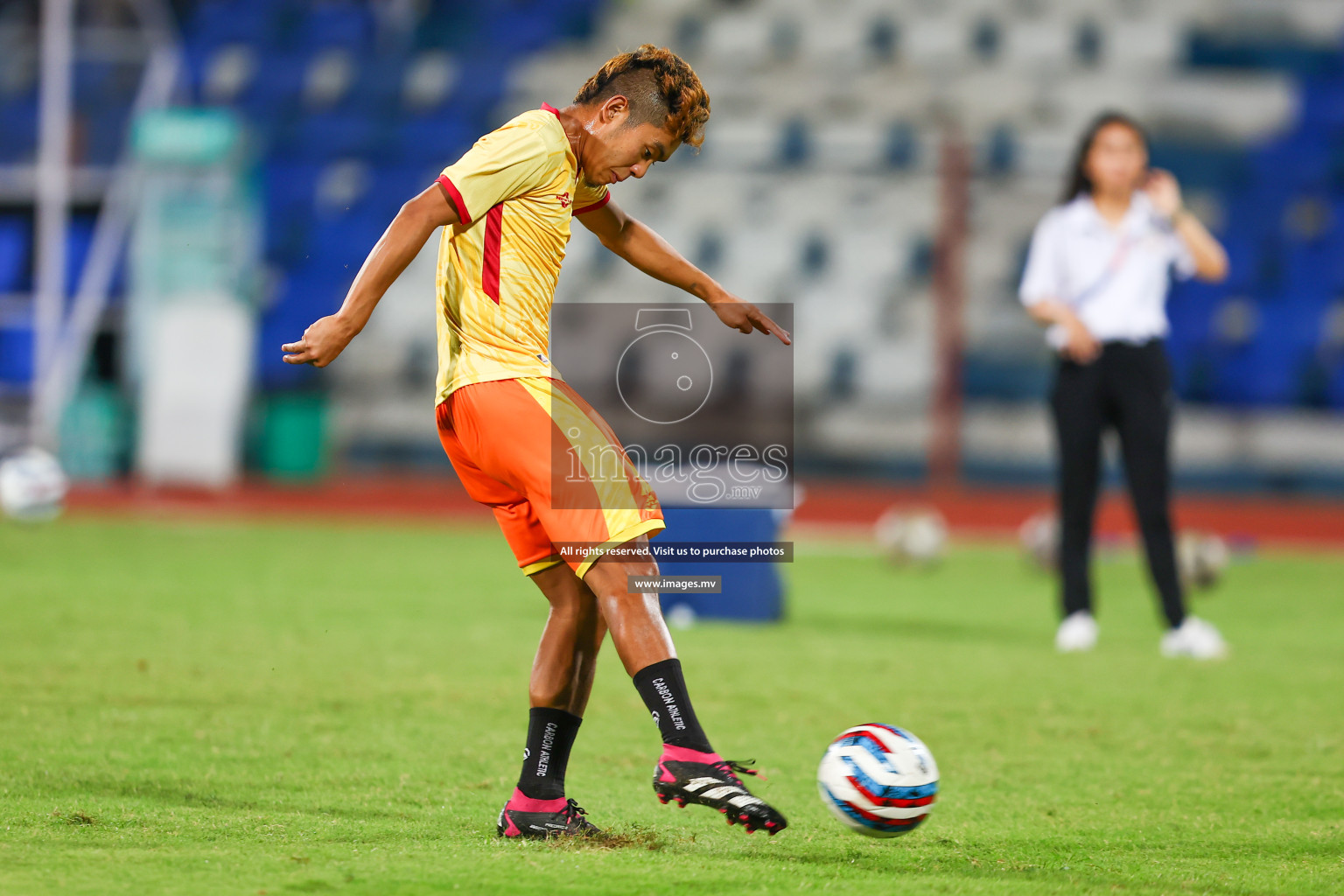 Bhutan vs Lebanon in SAFF Championship 2023 held in Sree Kanteerava Stadium, Bengaluru, India, on Sunday, 25th June 2023. Photos: Nausham Waheed, Hassan Simah / images.mv